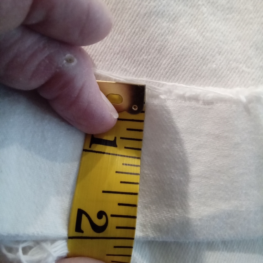 Universal Thread Plus Sz 16 White Button Fly Stra… - image 5